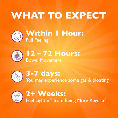 Metamucil 4-in-1 Psyllium Husk Fiber Supplement, Sugar-Free, 180 teaspoons, Orange Flavored, Daily Fiber Powder for Digestive Health, made with Plant-Based Psyllium Husk Fiber